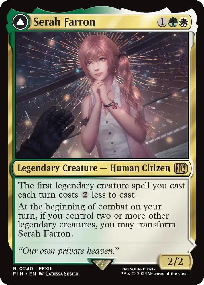 Serah Farron // Crystallized Serah - Foil Serah Farron // Crystallized Serah - Foil